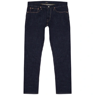 Shop Polo Ralph Lauren Sullivan Dark Blue Slim-leg Jeans