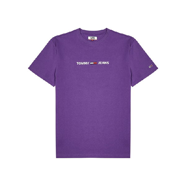 Tommy Hilfiger Purple Logo Cotton T 