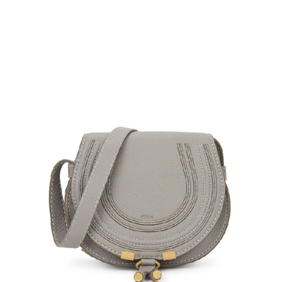 Shop Chloé Marcie Small Leather Saddle Bag