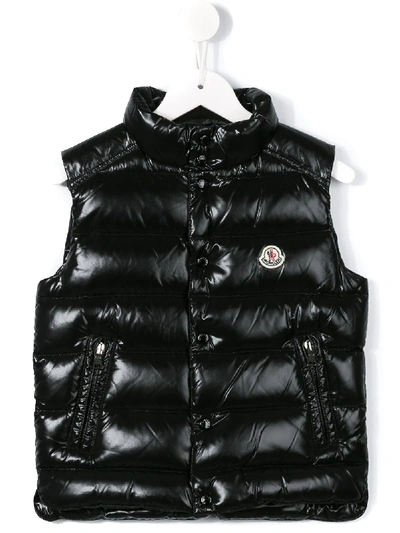 Shop Moncler 'tib' Padded Gilet In Black