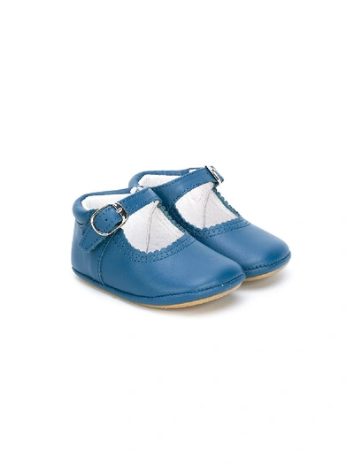 Shop Amaia Buckled Pre-walkers In Blue