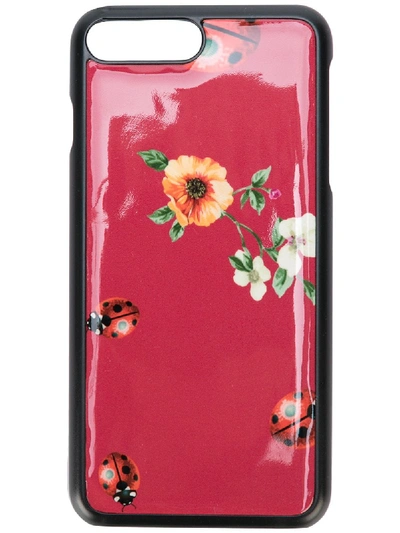 Shop Dolce & Gabbana Floral Iphone 6 Case In Black