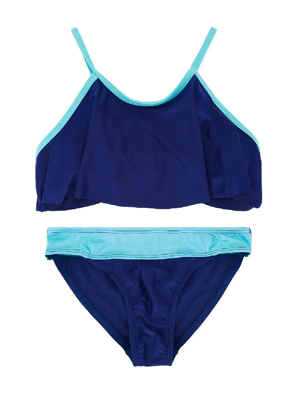 blue colour bikini