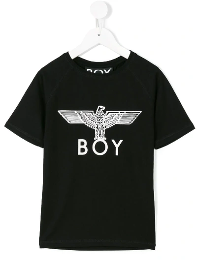 Shop Boy London Logo Print T-shirt In Black
