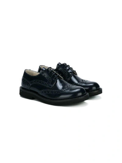 Shop Montelpare Tradition Classic Brogues In Blue