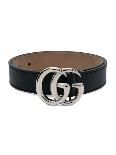 Shop Gucci Gg Signature Belt In Blue