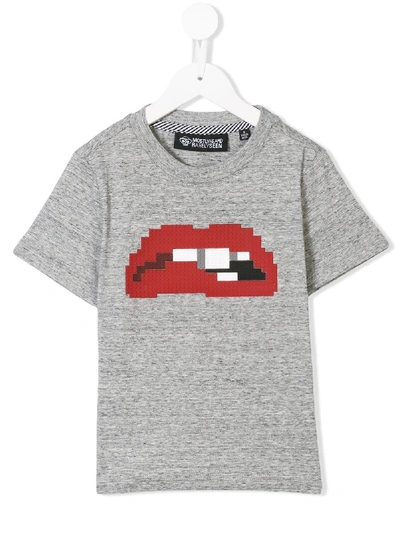 Shop Mostly Heard Rarely Seen 8-bit Graphic-print Crew Neck T-shirt In Grey