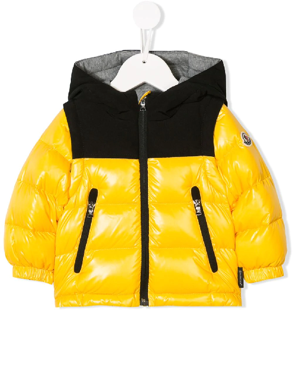 yellow moncler bubble coat