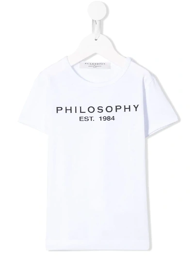 Shop Philosophy Di Lorenzo Serafini Logo Patch Sweatshirt In White