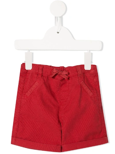 Shop Tartine Et Chocolat Chino Style Shorts In Red