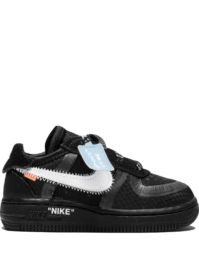 Nike X Off-white The 10 Air Force 1 "black" Sneakers In Black