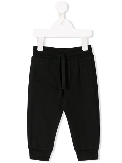 Shop Dolce & Gabbana Jersey Track Pants In Black
