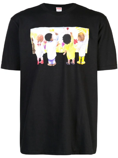 Shop Supreme Kids T-shirt In Black