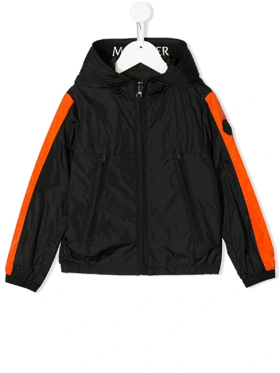Shop Moncler Masserau Logo Jacket In Black