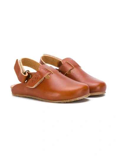 Shop Pèpè Ankle Strap Sandals In Brown