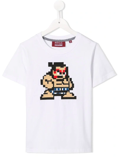 Mostly Heard Rarely Seen 8-bit Tiny Sumo T-shirt In White
