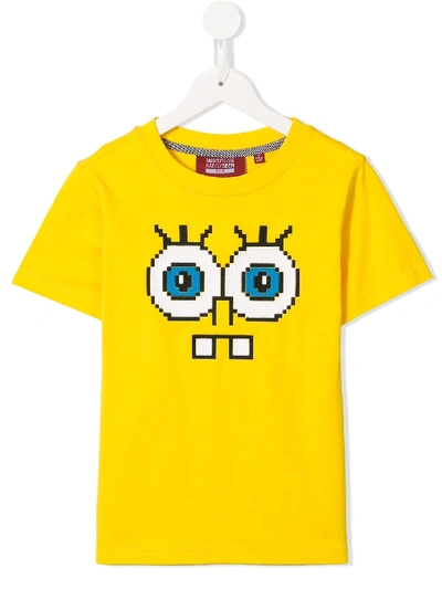 Mostly Heard Rarely Seen 8-bit Tiny Snaggle Teeth T-shirt In Yellow