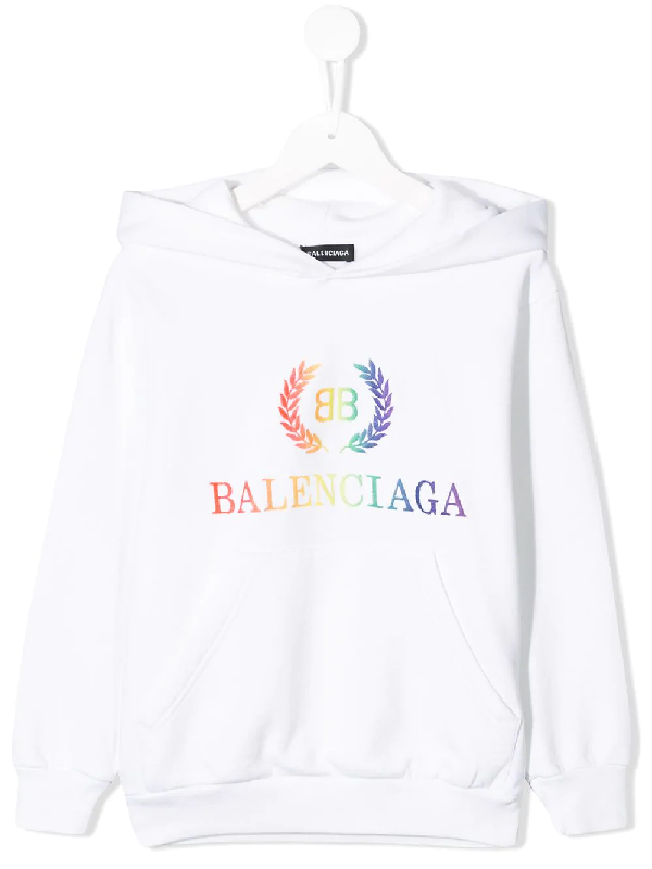balenciaga hoodie weiss