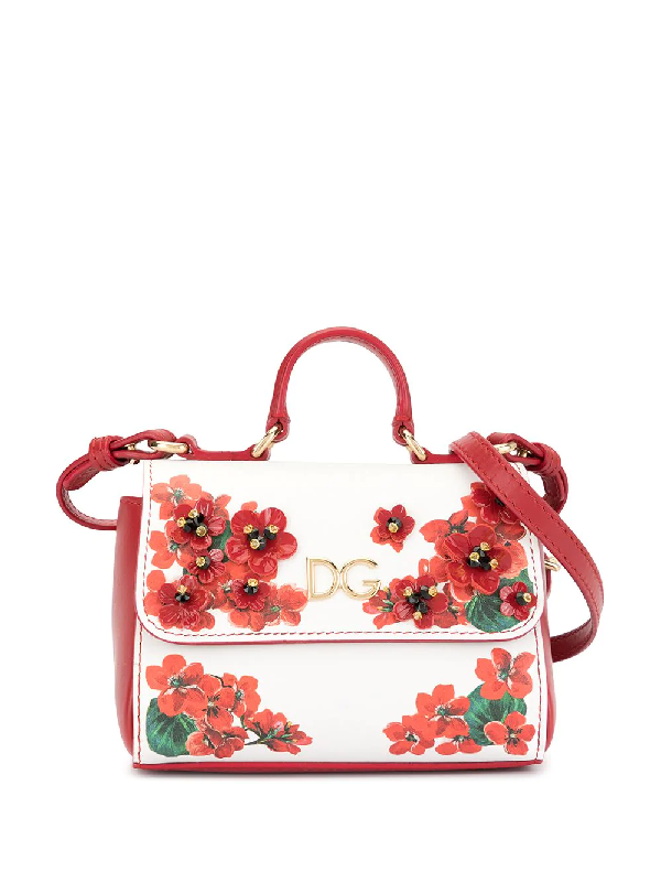 Dolce & Gabbana Teen Portofino Shoulder Bag In White | ModeSens