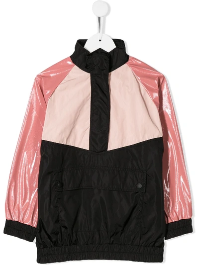 Shop Andorine Color-block Jacket In Pink