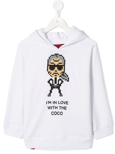 Shop Mostly Heard Rarely Seen 8-bit Coco 8-bit Hoodie In White