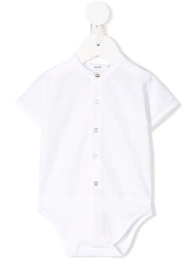 Knot Short Sleeved Body In White
