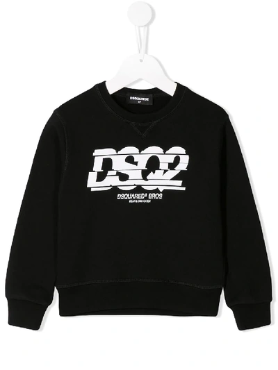 Shop Dsquared2 Logo Sweater In Black
