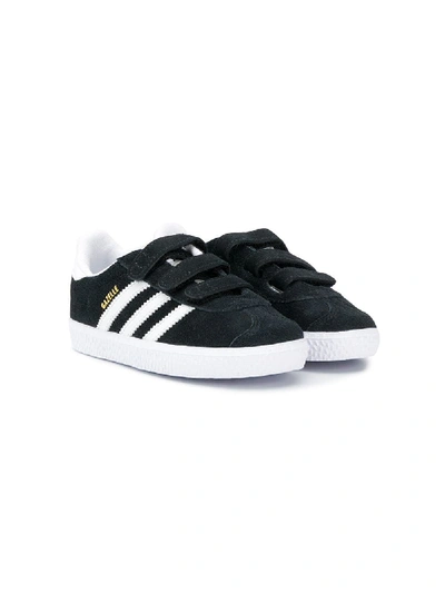 Shop Adidas Originals Gazelle Sneakers In Black