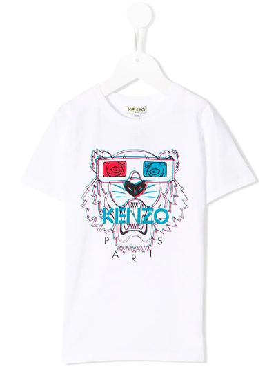 Shop Kenzo 3d Style Tiger T-shirt In White