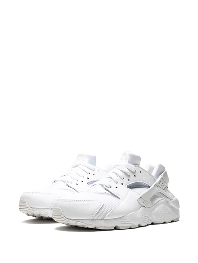 Nike Huarache Run Sneakers In White