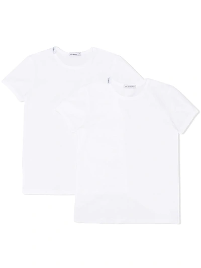 Shop Dolce & Gabbana Cotton T-shirt (pack Of Two) In White