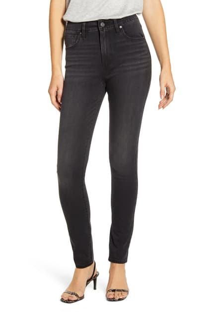 Levi's Levis Black 721 High-rise Skinny Jeans In Shady Acres | ModeSens