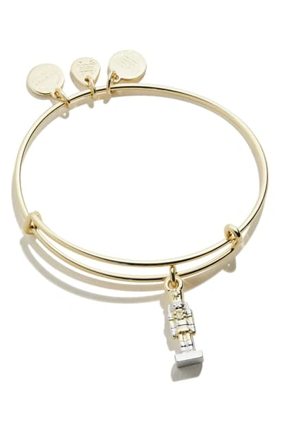 Shop Alex And Ani Charity By Design Angel Adjustable Wire Bangle In Shiny Gold