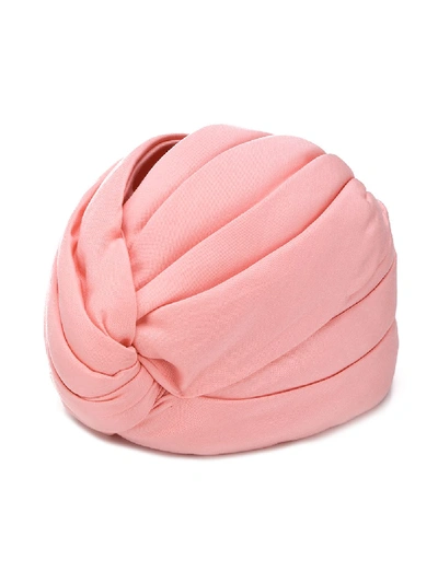 Shop Gucci Turban Hat In Pink