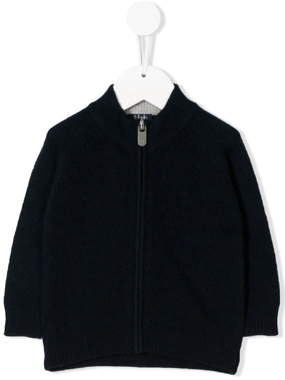 Il Gufo Zipped-up Jacket In Blue