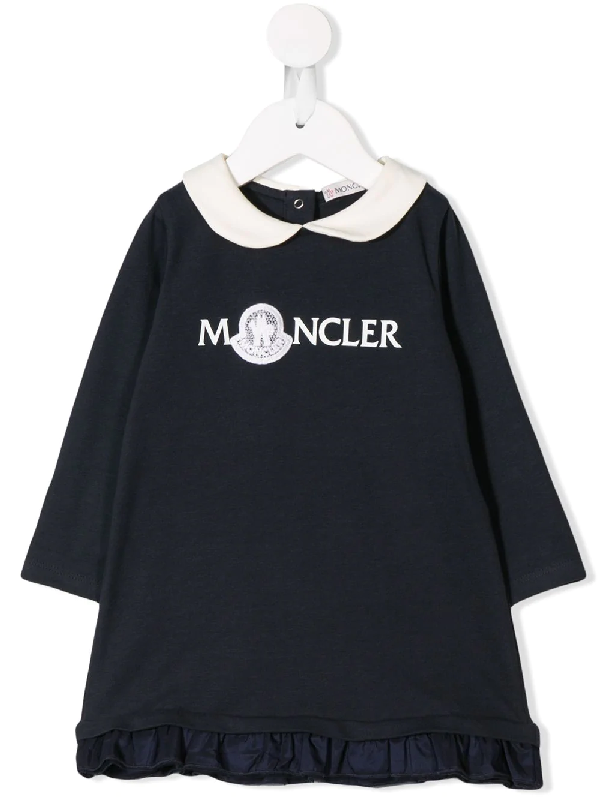 Moncler Babies' Logo Long-sleeve Dress 