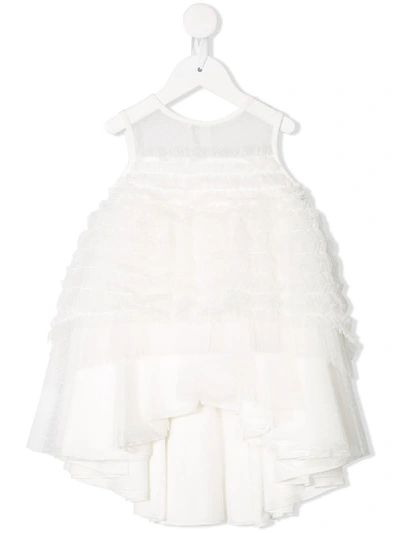 Aletta Tulle Style Dress In White
