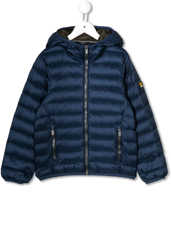 Ciesse Piumini Junior Kids' Logo Patch Padded Jacket In Blue | ModeSens
