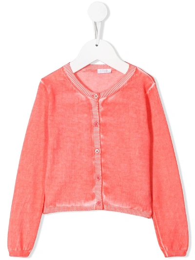 Shop Il Gufo Faded Finish Cardigan In Pink