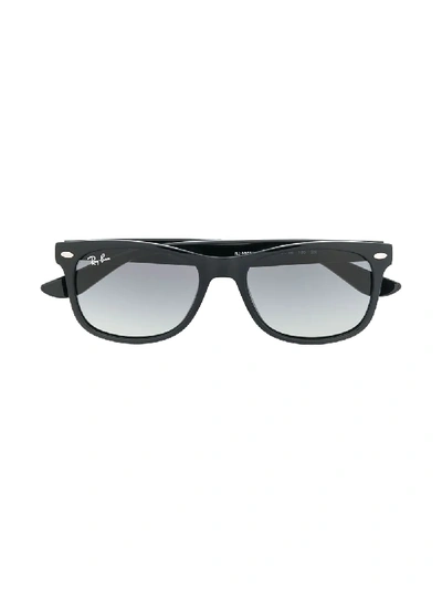 Shop Ray-ban Junior New Wayfarer Sunglasses In Black