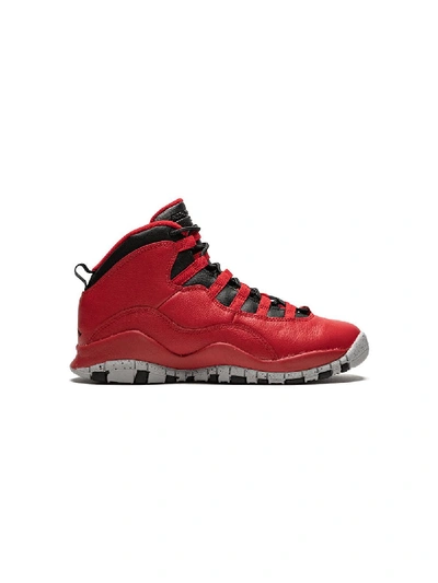 Shop Jordan Air  10 Retro 30th Bg "bulls Over Broadway" Sneakers In Red