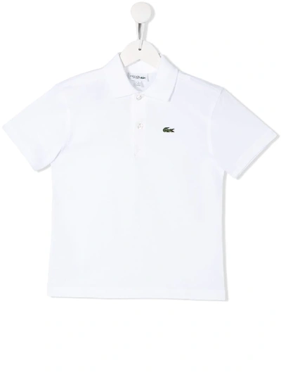 Shop Lacoste Polo Shirt In White