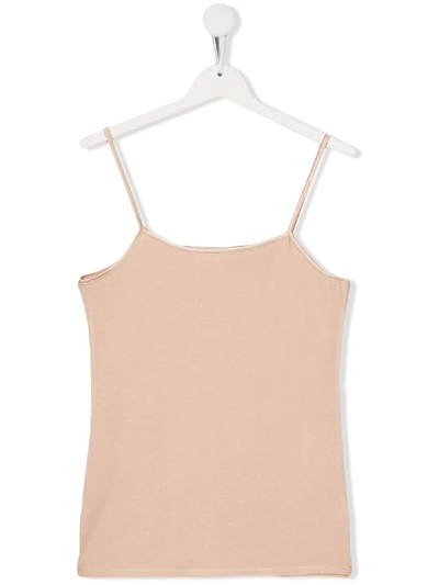 Shop La Perla Teen Vest Top In Neutrals