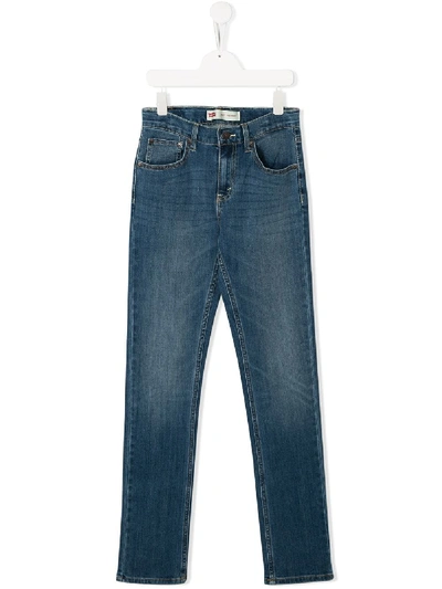 Shop Levi's Straight-leg Jeans In Blue