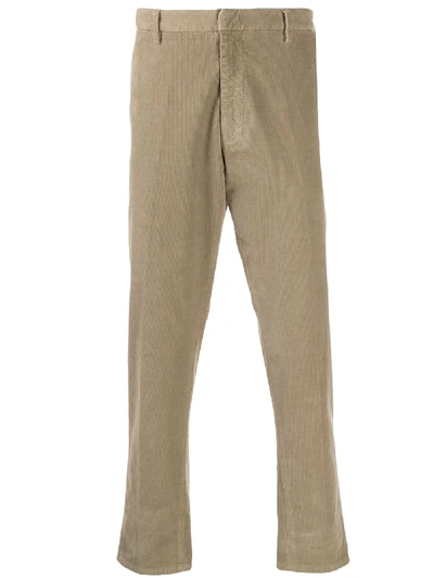Shop Dondup Straight-leg Chino Trousers In Neutrals