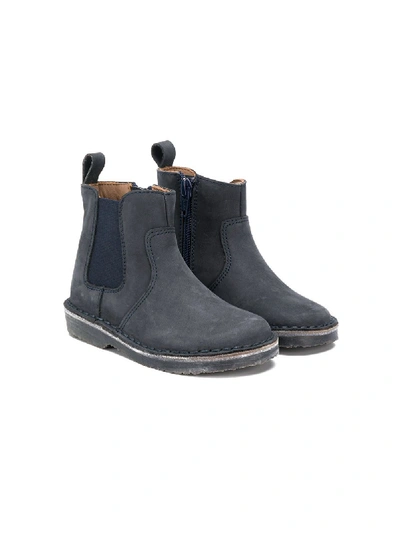Shop Pèpè Distressed Chelsea Boots In Grey