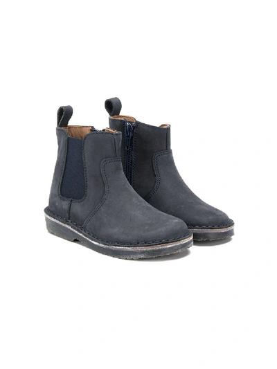 Pèpè Distressed Chelsea Boots In Grey