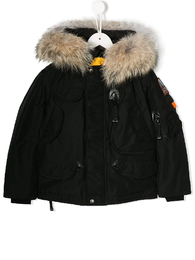 Shop Parajumpers Right Hand Parka Jacket In Black