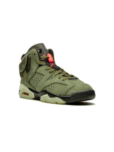 Shop Jordan X Travis Scott Air  6 Retro "cactus Jack" Sneakers In Green