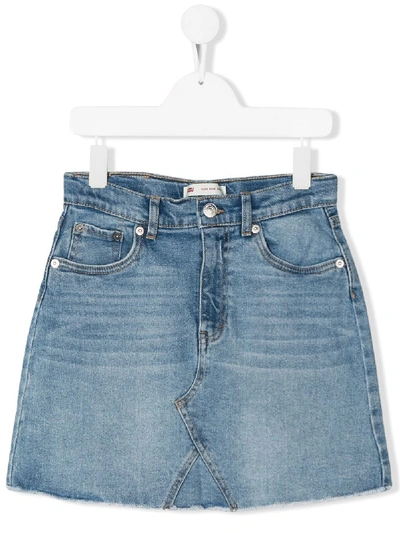 Shop Levi's Teen Denim Skirt In Blue